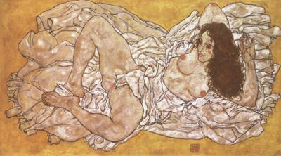 Liegende Frau (mk12), Egon Schiele